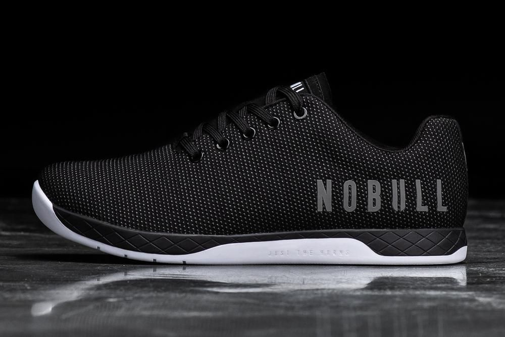 Trainers NOBULL Homme Noir Blanche - Chaussures NOBULL Superfabric,France (7813-YXQDJ)